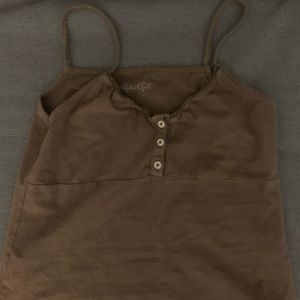 john galt brown tank top